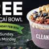 Berry Delicious & FREE! Get Your Acai Bowl Feb 9