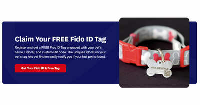 Get your Free FidoTabby Pet ID and Tag