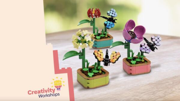 FREE LEGO Flower Build for Kids – Beautiful Botanicals Fun!