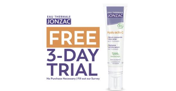 Experience the Purity of Jonzac – FREE Skincare Sample Inside!