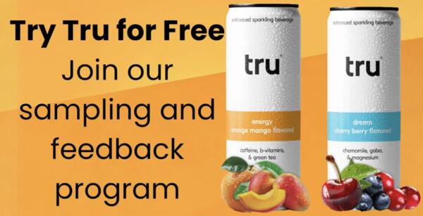 Refreshing & Free! 12-Pack of Tru Sparkling Seltzer