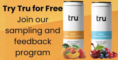 Refreshing & Free! 12-Pack of Tru Sparkling Seltzer