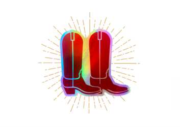 Amarillo Boot Stickers for Free