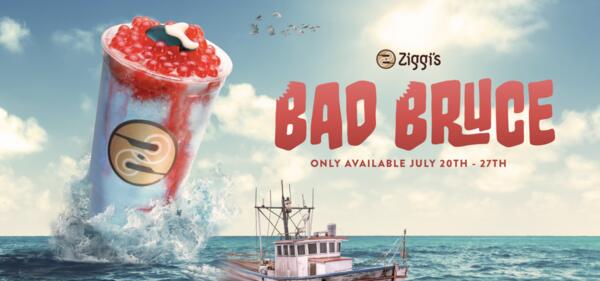 July 20-27 Only: Free Bad Bruce Frozen Drink!