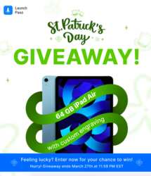 LaunchPass St. Patrick's Day Giveaway!