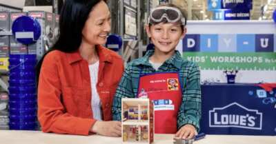 Build & Take Home a FREE Firehouse at Lowe’s!