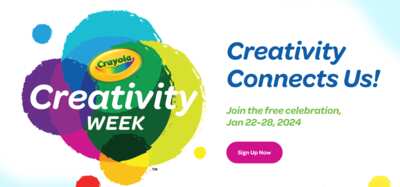 Hurry up!! Free Giveaways, Freebies & More During Crayola Creativity Week