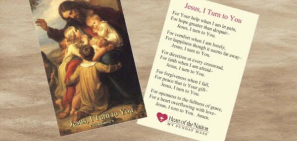 FREE “Jesus, I Turn to You” Prayer Card – A Gentle Reminder of Faith
