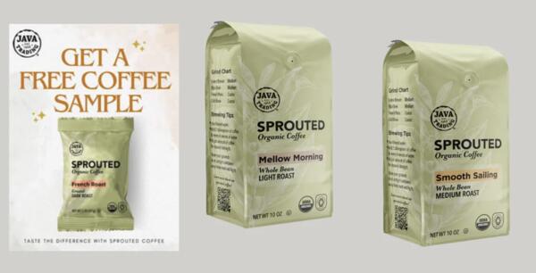 Wake Up to a FREE Sample of Java Trading Sprouted Ground Coffee