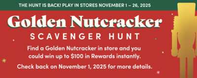 World Market’s Golden Nutcracker Scavenger Hunt Begins Nov 1!