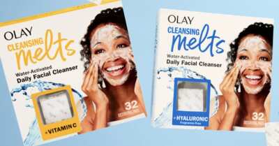 Melt Away Dirt & Makeup with FREE OLAY Cleansing Melts