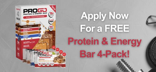 Protein Meets Energy – FREE 4-Pack of ProGo Bars!