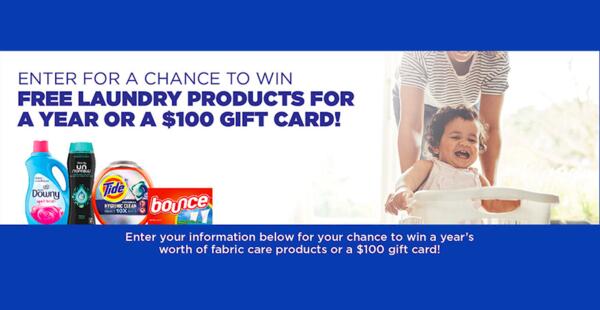 Enter the Tide ATP Fabric Care Sweepstakes!