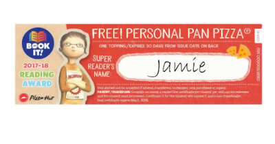 Claim a Free Pizza Hut Pan Pizza with the Book It Program