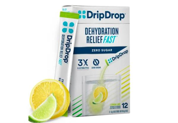 Sample of DripDrop Zero Electrolyte Drink Mix for FREE
