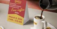 Start Your Day with Free Coffee at Denny’s