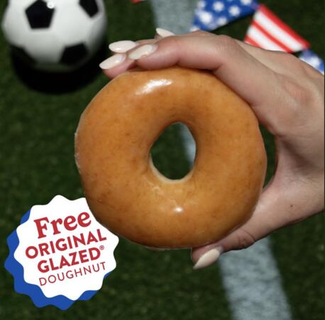 Get a FREE Original Glazed Donut Today at Krispy Kreme