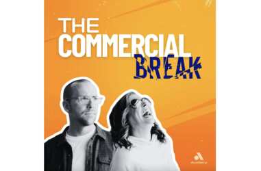  Show Off Your Humor – Free The Commercial Break Podcast Sticker