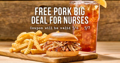 Win a Free Pork Big Deal for Nurses at Sonny's BBQ