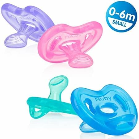 Claim Your Free Nuby 4pk Softees Silicone Pacifier + Teether Sample