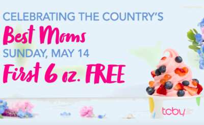 TCBY Froyo for Free for Moms