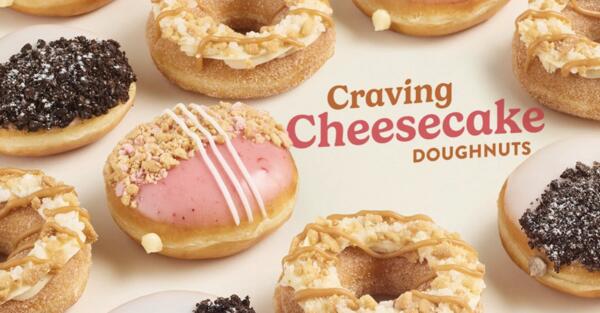 Snag a FREE Craving Cheesecake Donut at Krispy Kreme Today