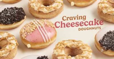 Snag a FREE Craving Cheesecake Donut at Krispy Kreme Today