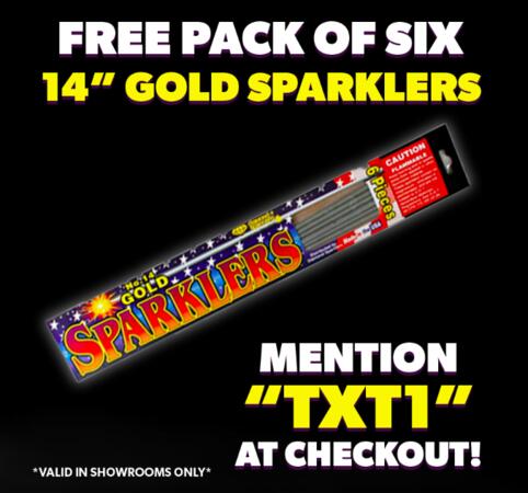 Happy 4th of July! Free Sparklers by Phantom Fireworks