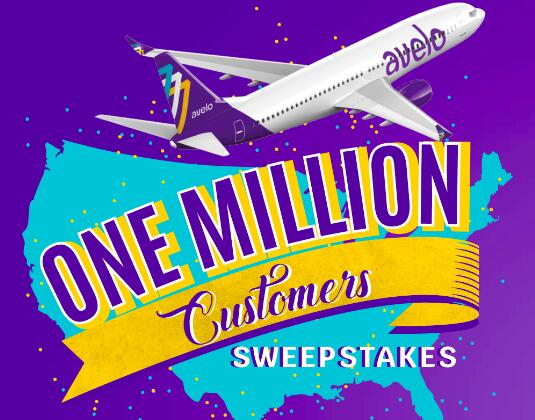 Avelo Airlines One Million Sweepstakes 