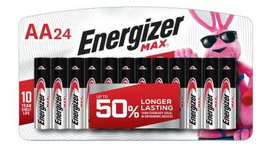Energizer Batteries, Max Triple A Alkaline, 24 Count for ONLY $6.64