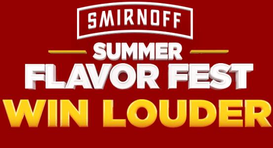 Smirnoff Summer Flavor Fest Sweepstakes