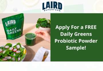 Laird Superfood Prebiotic Daily Greens Powder for Free
