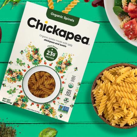 Free Chickpea Pasta by Organic Spirals 