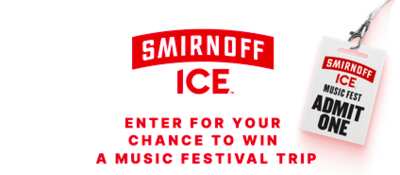 Sweepstakes: Smirnoff Ice Travel