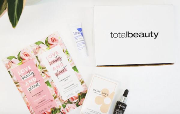Total BeautySample Box for FREE from Sampler