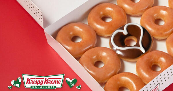 Free Doughnut at Krispy Kreme on February 17th!