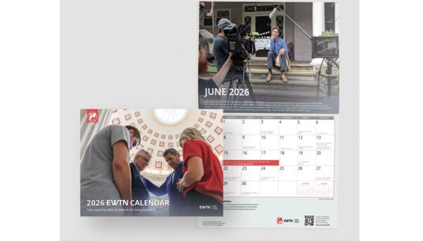 Guide Your Year with Grace – FREE 2026 Calendar from EWTN!