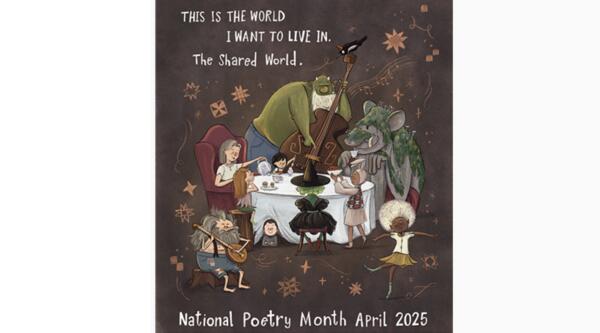 Honor the Art of Words – FREE 2025 National Poetry Month Poster!