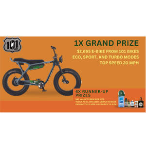 Win a Free 101 Eco E-Bike