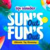 Enter the Toy Insider Sun’s Out Fun’s Out Sweepstakes for a chance to WIN $1,500 Worth of Summer Toys AND Games!