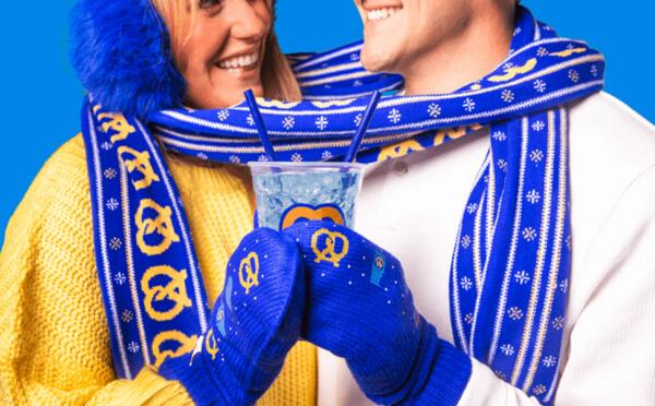 Stay Cozy: Free Scarf with Sparkleberry Smittens at Auntie Anne’s