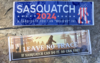 Free Sasquatch Stickers to Promote Preserving Nature