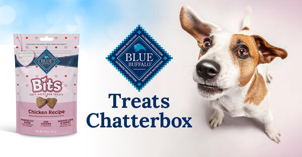 Free Blue Buffalo DOG Treats Chatterbox 