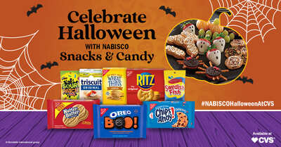 FREE NABISCO Snacks & Candy Celebrate Halloween with CVS House Party