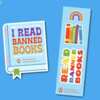 Support Literacy: Free 'Read Banned Books' Bookmark and Sticker!