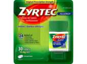 Zyrtec 24-Hour Allergy Relief Tablets for FREE