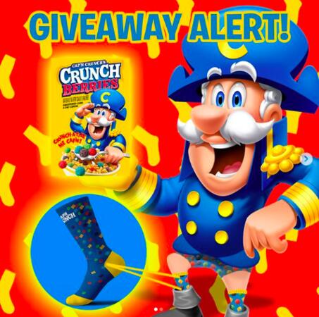 Cap'n Crunch Socks - Sweepstakes