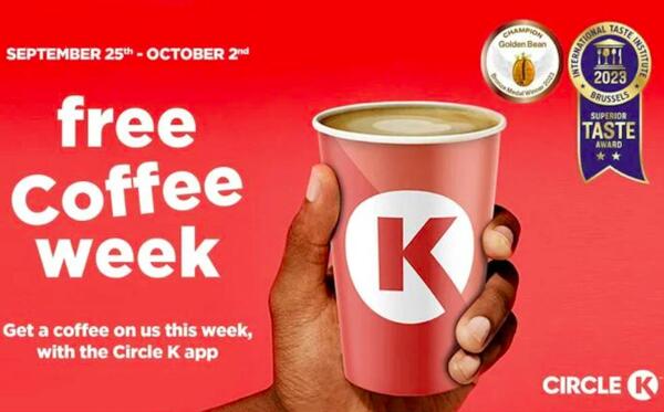 Coffee Week for FREE at Circle K