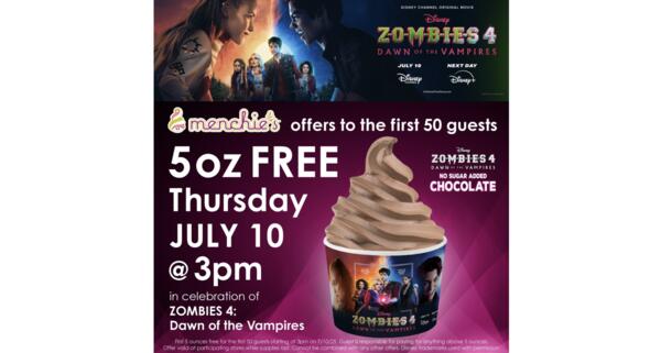 Menchie’s Free Frozen Yogurt Day – July 10th