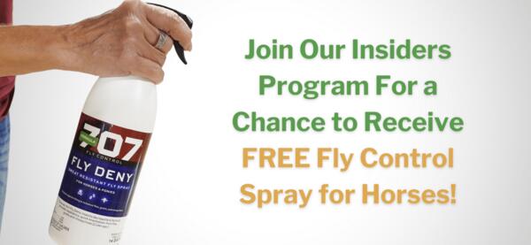 Keep Flies Away – FREE Formula 707 Spray for Horse Owners